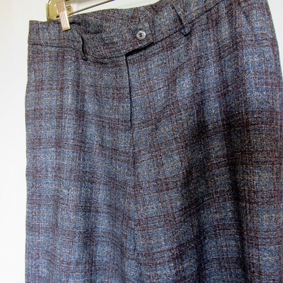 Nierne by giab's Made Italy Grey/Brown/Blue Capri  Women Pants Size 44 IT (M) - Picture 9 of 10